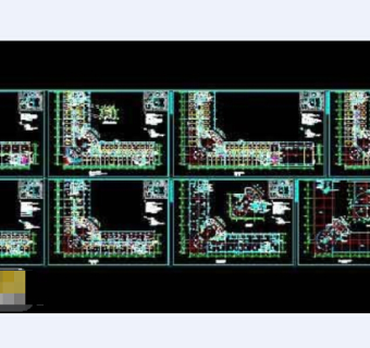 某四星级大酒店cad施工方案设计图