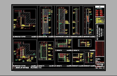 希尔顿酒店建筑CAD图纸