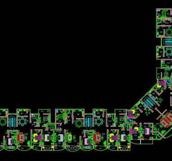 某临街住宅平面图cad图纸