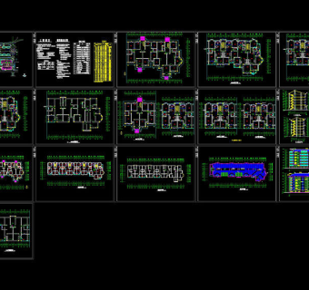 某住宅楼建筑图纸cad图纸