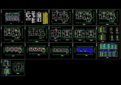 某住宅楼建筑图纸cad图纸