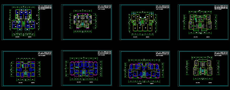 实用户型平面图cad图纸