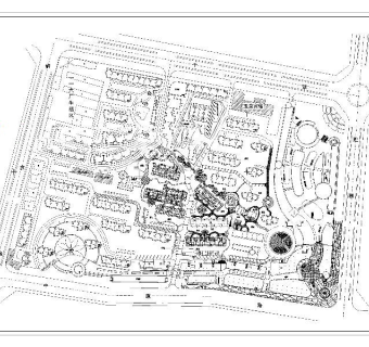 住宅区规划CAD图纸