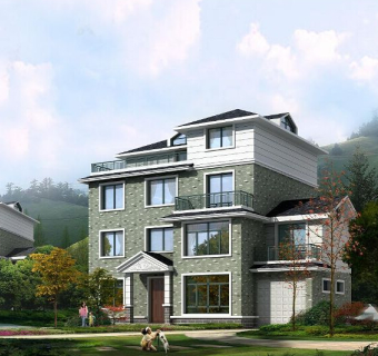 别墅景观CAD图纸