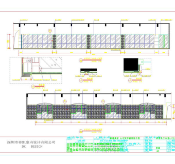 员工食堂立面cad施工图