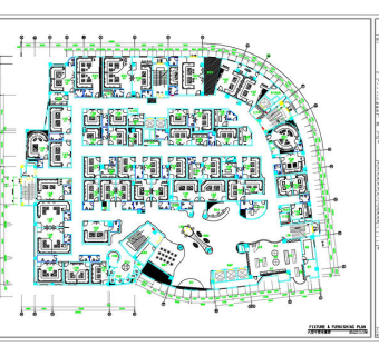 泉州KTV六层平面图cad图纸