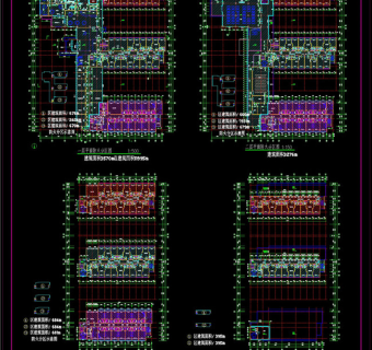 防火分区cad图纸