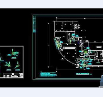 人防地下室建筑设计平面cad全套施工图