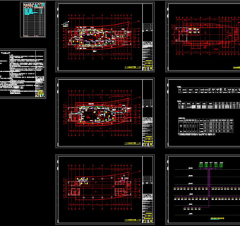 暖通施工cad图纸