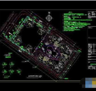 一类综合楼建筑设计cad平面图
