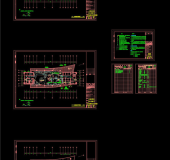 弱电施工cad图纸