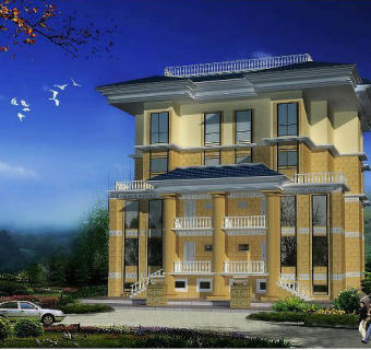 别墅景观CAD图纸