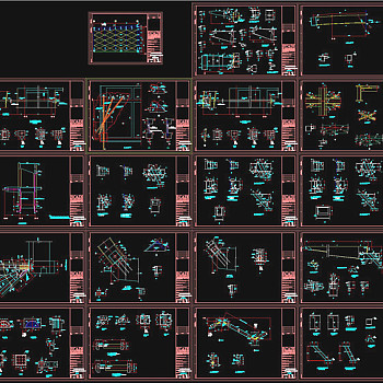 钢架cad素材