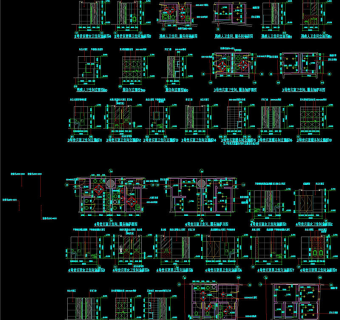 贵宾卫生间cad素材