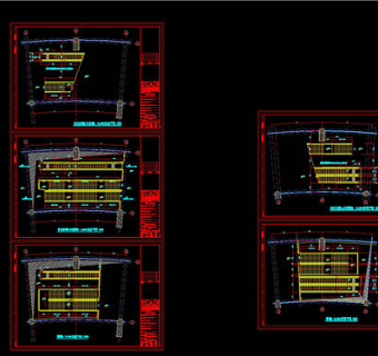 自动扶梯设计cad素材