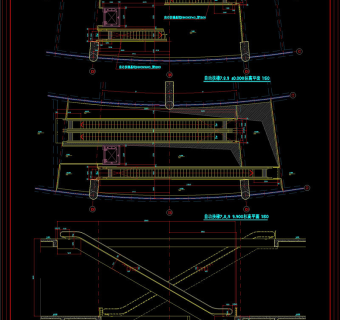 自动扶梯cad素材