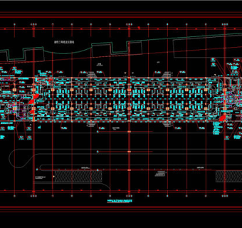 车站建筑素材cad图纸
