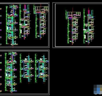 外墙建筑设计cad大样施工图