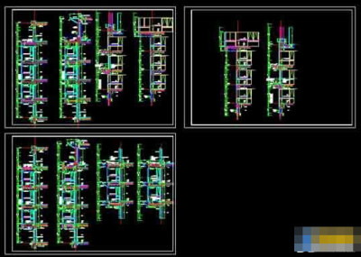 外墙建筑设计cad大样施工图