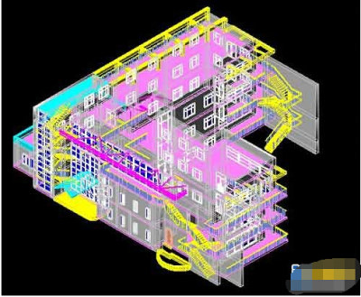 幼儿园整套cad模型施工设计图纸