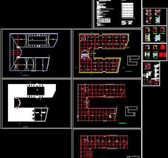 某商业综合大楼建筑设计cad施工图