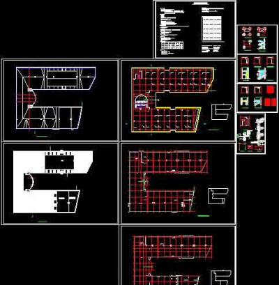 某商业综合大楼建筑设计cad施工图