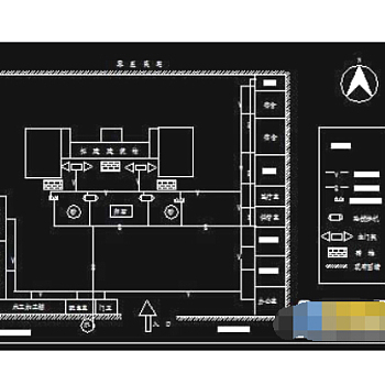 某工厂工程施工平面布置cad设计图