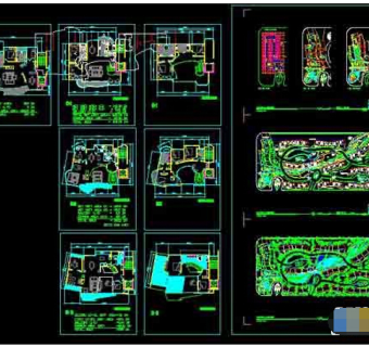 景观设计方案平面cad施工图