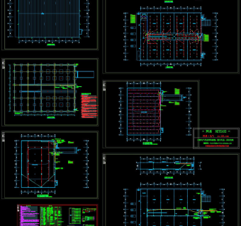 某物流中心冷库电气平面图cad图纸
