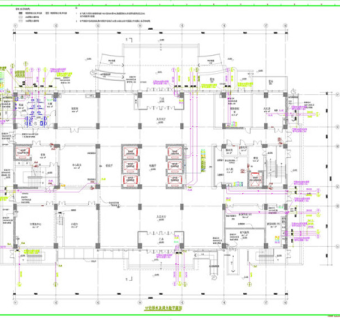 给排水及消火栓平面图CAD图纸