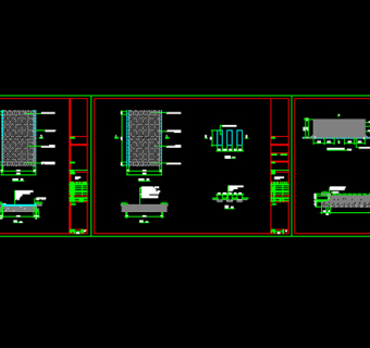 简约型园路设计cad