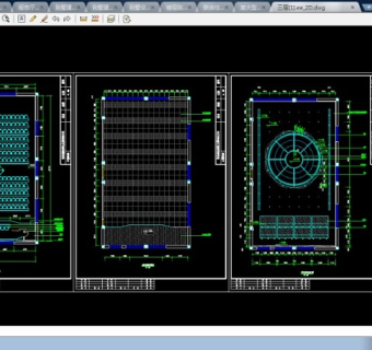 大型多功能展厅CAD详细设计施工图