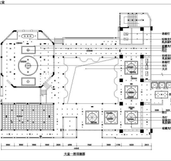 某宾馆建筑装修设计CAD施工图