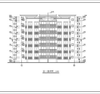 某小区高层住宅楼建筑设计图