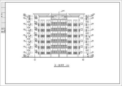 某小区高层住宅楼建筑设计图