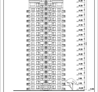 航运新村高层住宅建筑设计图