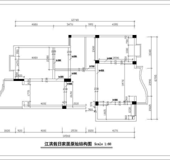 某大户型家居装修设计cad施工图