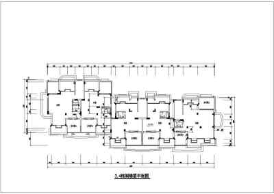 某小区高层住宅楼建筑设计图