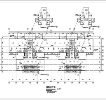 某小区高层住宅楼建筑设计图