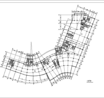 高层商住楼全套建筑CAD施工设计图