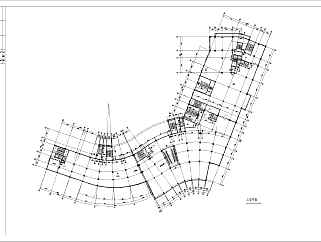 高层商住楼全套建筑CAD施工设计图