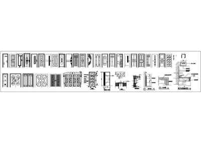 建筑室内设计常用的cad图块素材