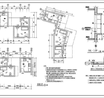 荣泰春天高层住宅建筑施工图