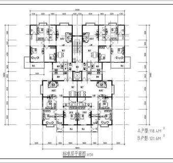 某小高层住宅楼建筑方案设计图