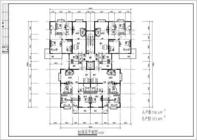 某小高层住宅楼建筑方案设计图