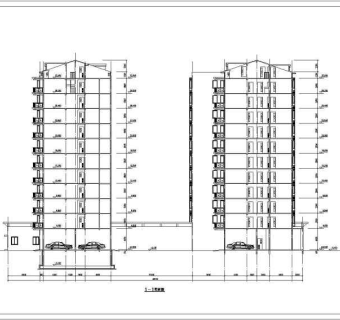 小高层住宅建筑方案设计图