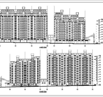 高层商住楼建筑设计CAD详细图