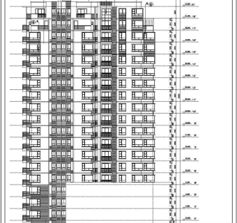 某高层住宅楼建筑设计图