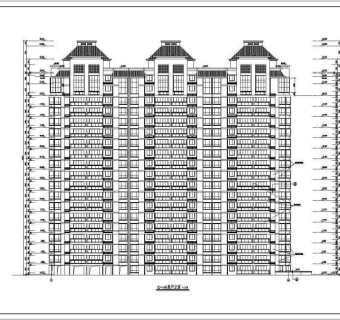 高层住宅楼建筑设计图