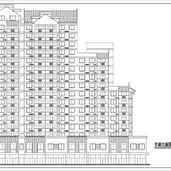 高层公寓建筑初步设计图纸